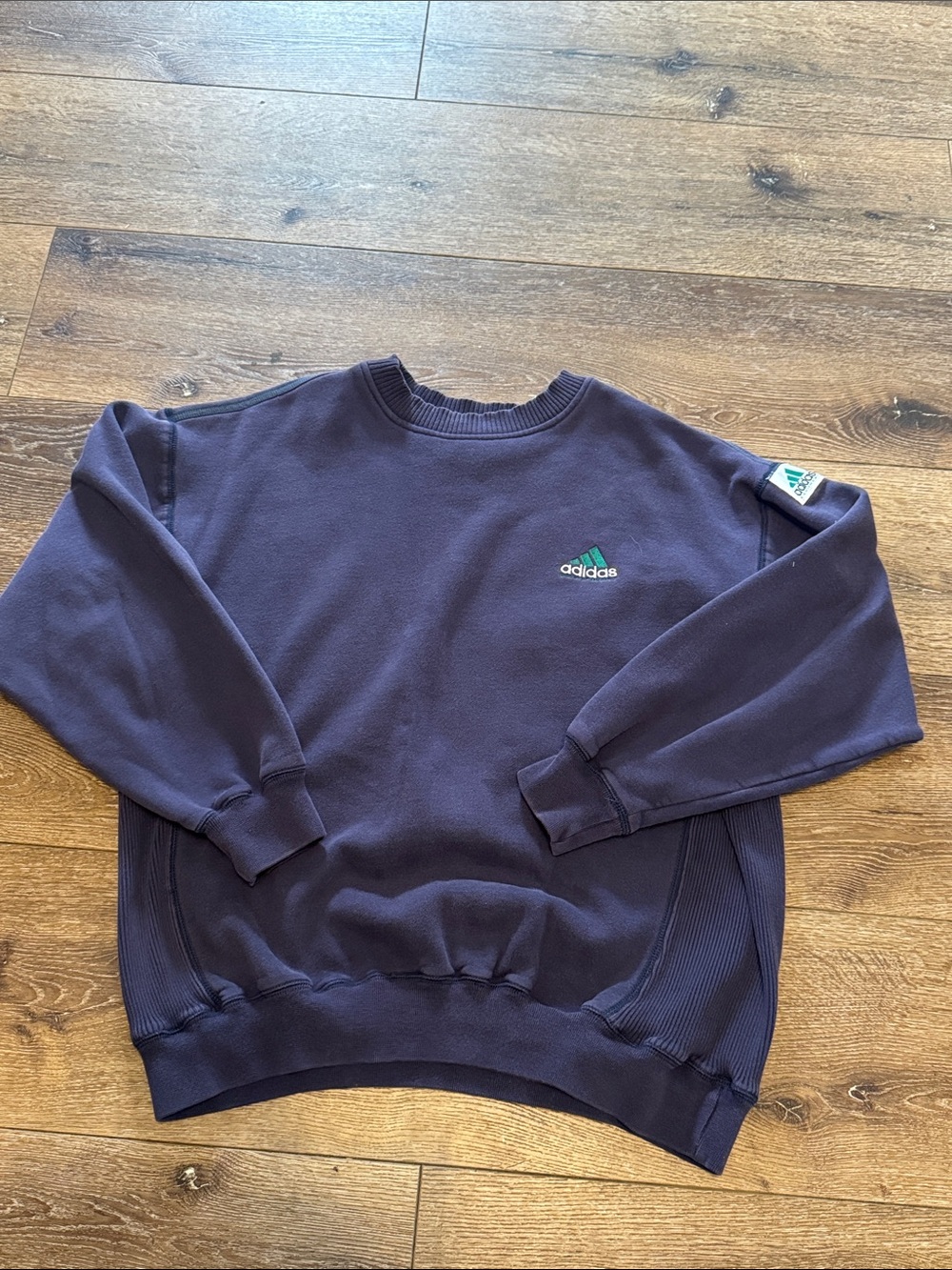 Vintage adidas navy sweatshirt XL